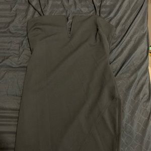 Black classy dress with slit